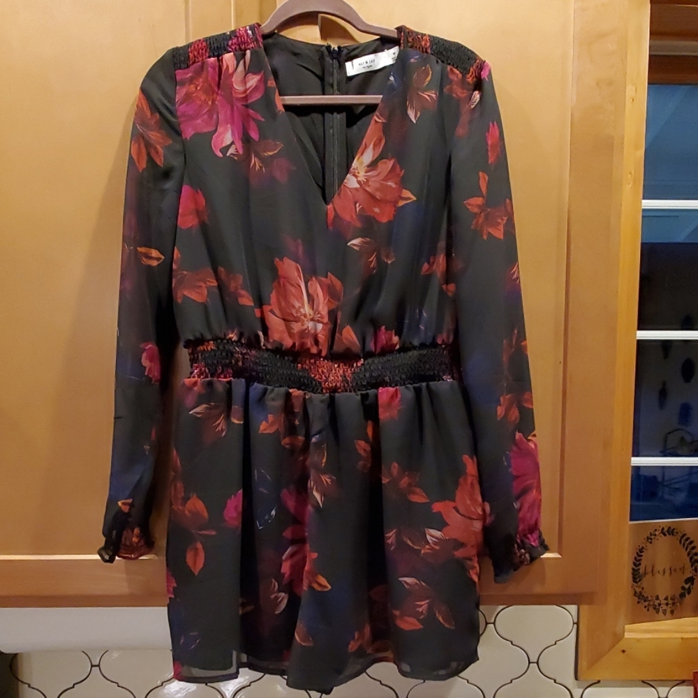 Ali & Jay Floral Romper Medium